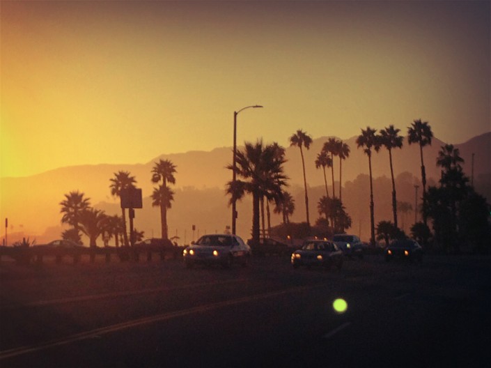 Sunset on PCH, Malibu